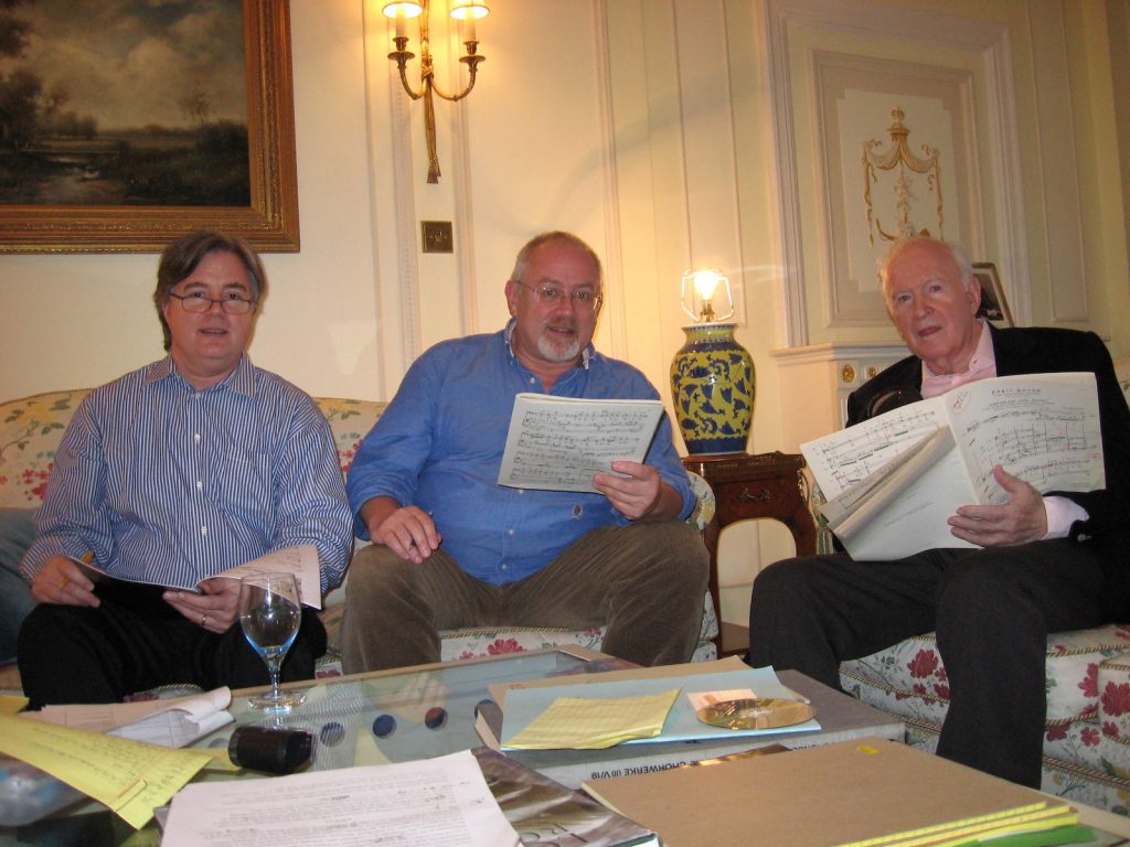 Philip Traugott, David Wilson-Johnson & Robert Craft on 30th September 2007